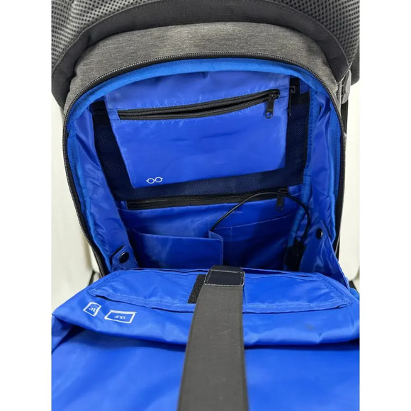 VGOAL‎ Gray Laptop Travel Backpack 13.3 Inch Water Resistant Carry On Work Bag - Picture 8 of 12